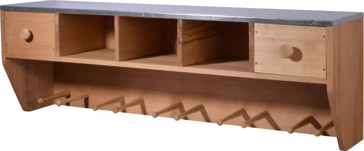 dobar Pflanztisch mit Schubladen für die Wandmontage